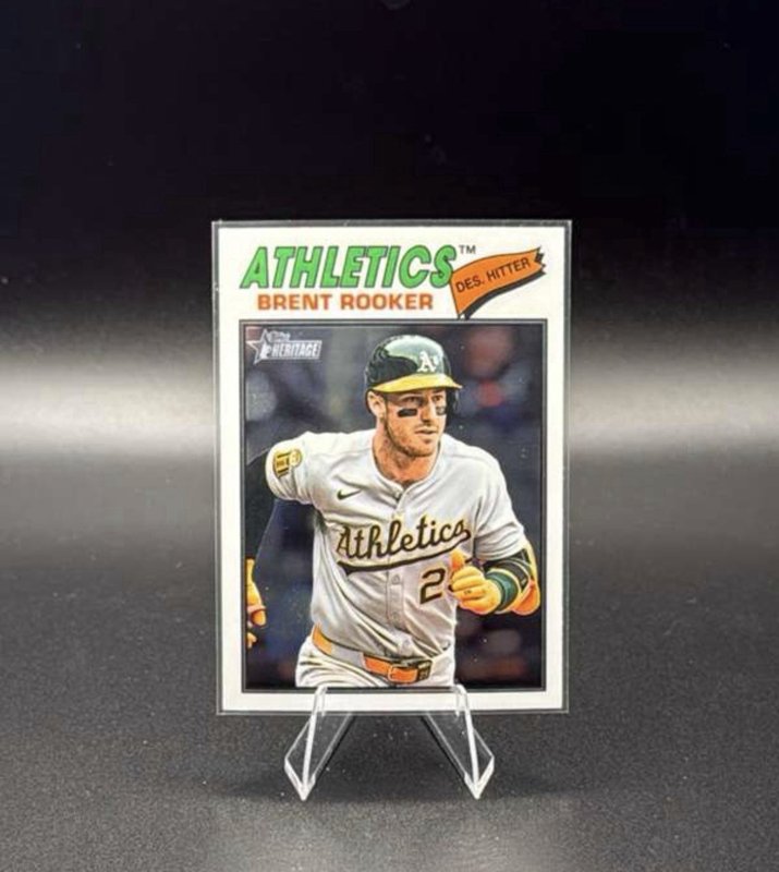 2026 Topps Heritage #103 - Brent Rooker Athletics