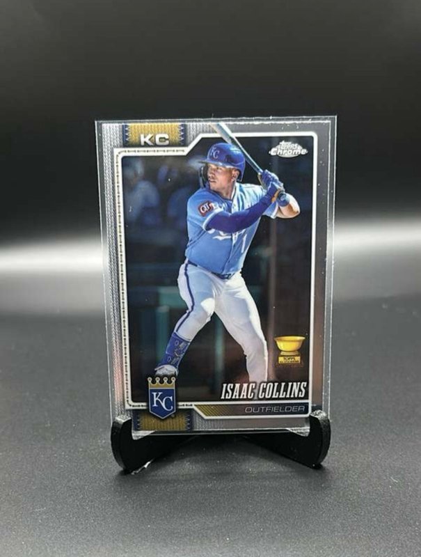 2026 Topps Chrome Isaac Collins #251 Kansas City