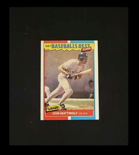 1987 Fleer Baseball's Best Sluggers vs. Pitchers - Don Mattingly #25