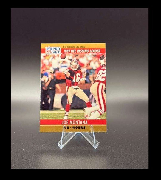 1990 Pro Set - League Leader Joe Montana #8