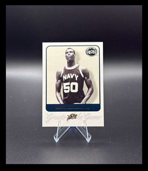 2001 Fleer Greats of the Game - David Robinson #20