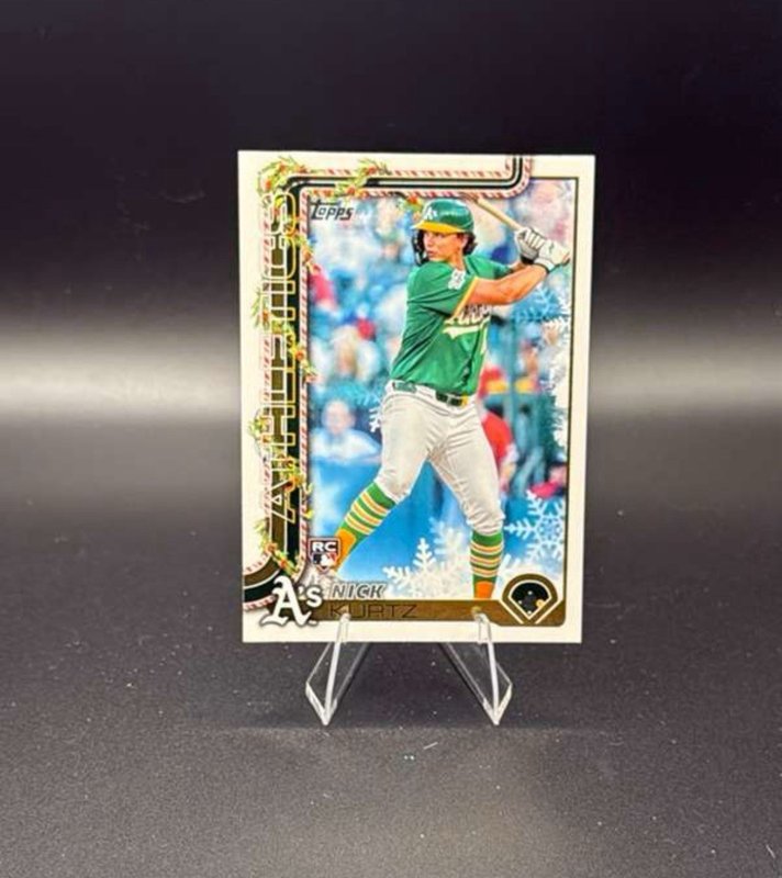 2025 Topps Holiday - Nick Kurtz #H40 (RC)