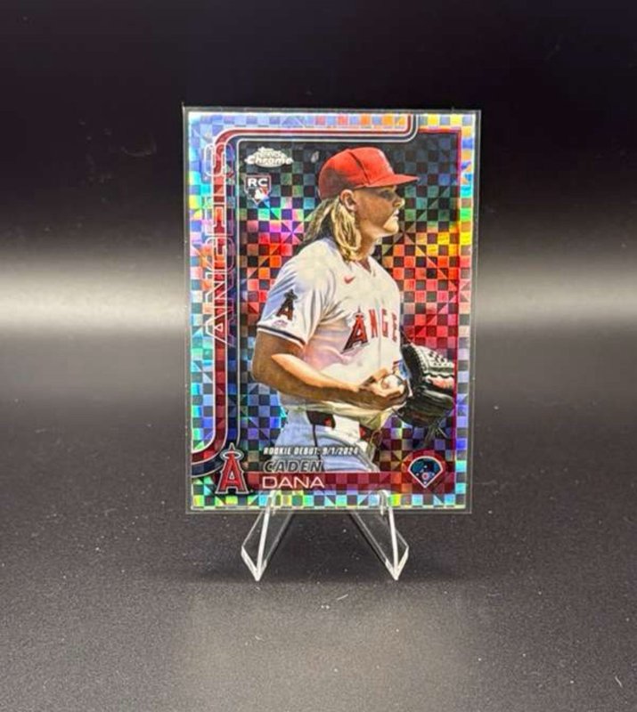 2025 Topps Chrome Update Series - Rookie Debut Caden Dana #USC34 X-Fractor (RC)