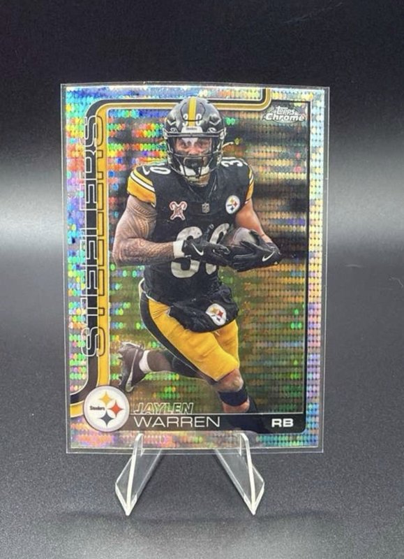 2025 Topps Chrome - Jaylen Warren #253 X-Fractor