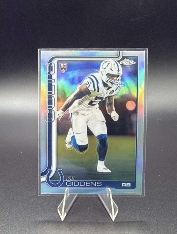 2025 Topps Chrome - Rookies DJ Giddens #390 Refractor (RC)