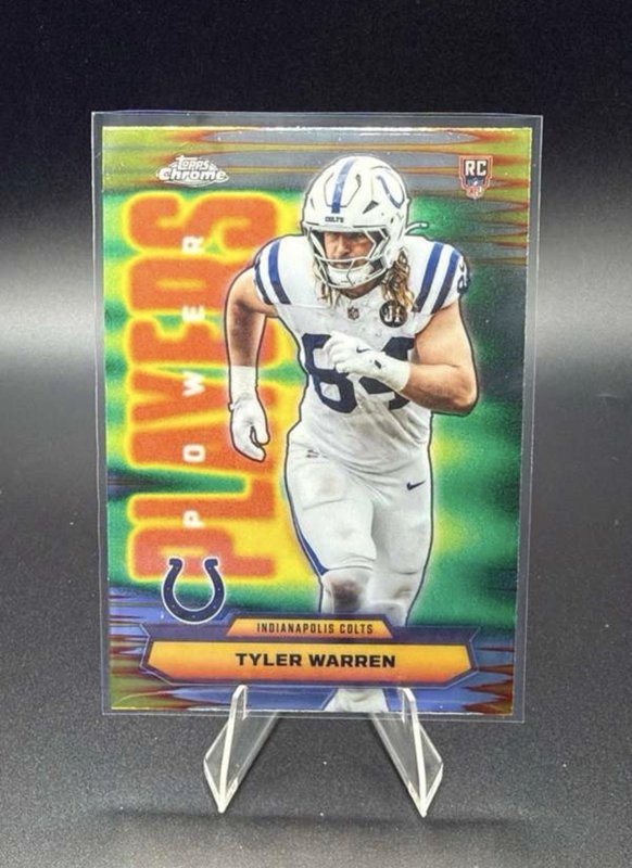 2025 Topps Chrome - Power Players Tyler Warren #PP-35 (RC)