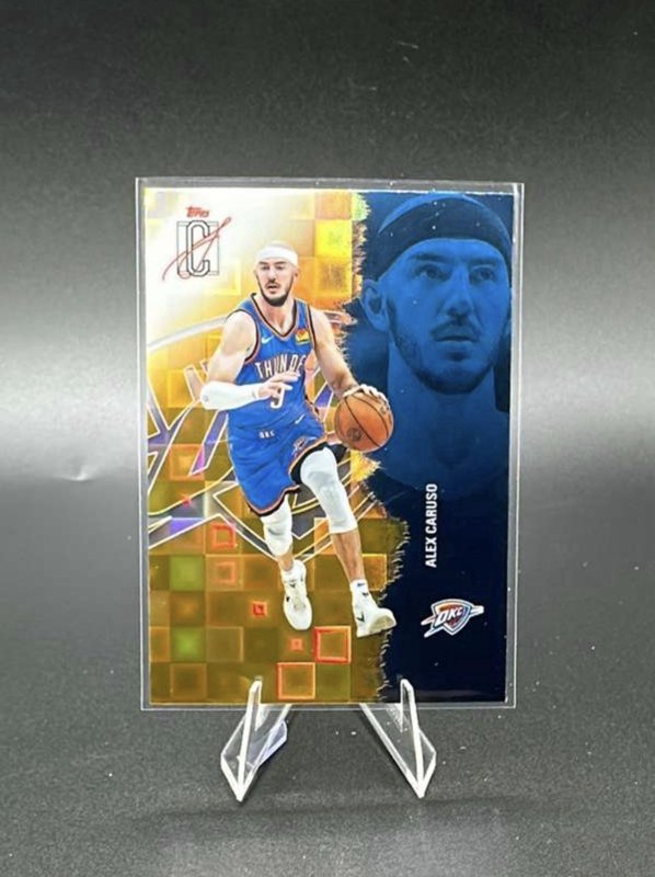 Topps Signature 2025-26 Alex Caruso Oklahoma City Thunder #97 Yellow Pandora