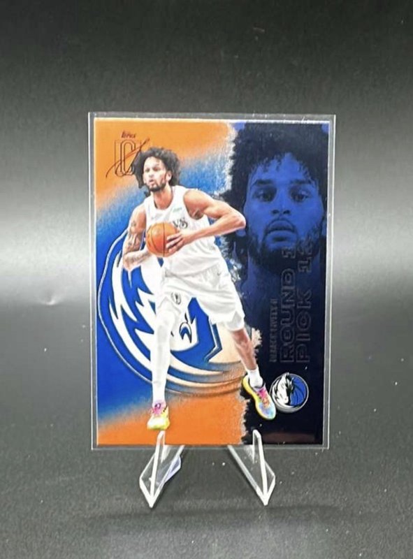 Topps Signature 2026 Derek Lively II Dallas Mavericks Blue & Orange