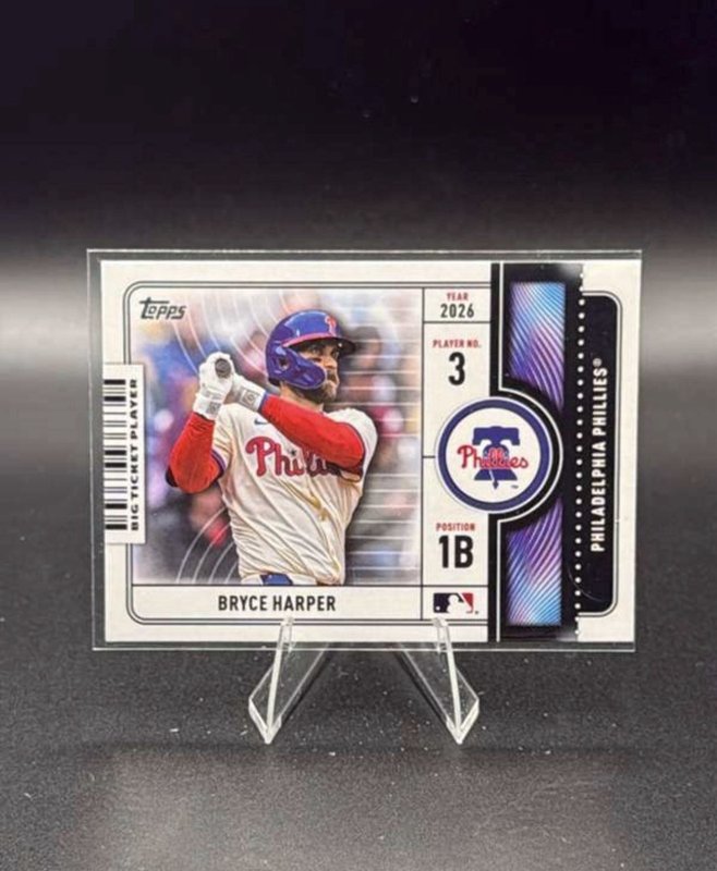 2026 TOPPS MLB - Bryce Harper - Big Ticket Player #BTP-19  Philadelphia Phillies