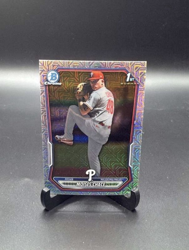 Topps 2026 Bowman Chrome Moisés Chace Mojo Refractor 1st Bowman #BCP-36 Phillies