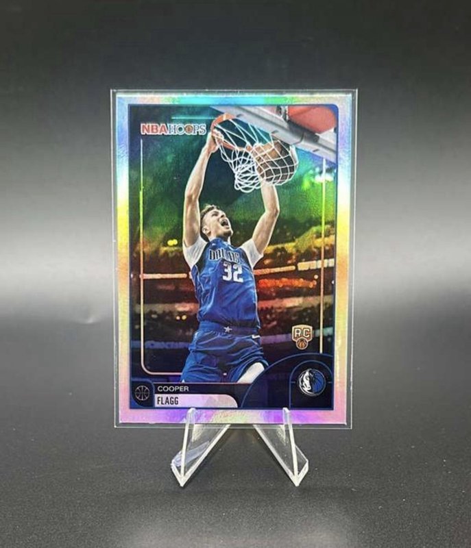 2025-26 Topps NBA Hoops Silver Holo Cooper Flagg #35 RC