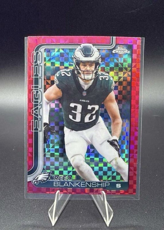 2025 Topps Chrome - Reed Blankenship #251 Hot Pink X-Fractor