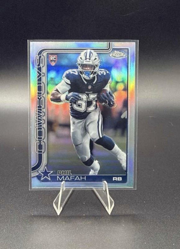 2025 Topps Chrome Phil Mafah Rookie Refractor #310 Cowboys