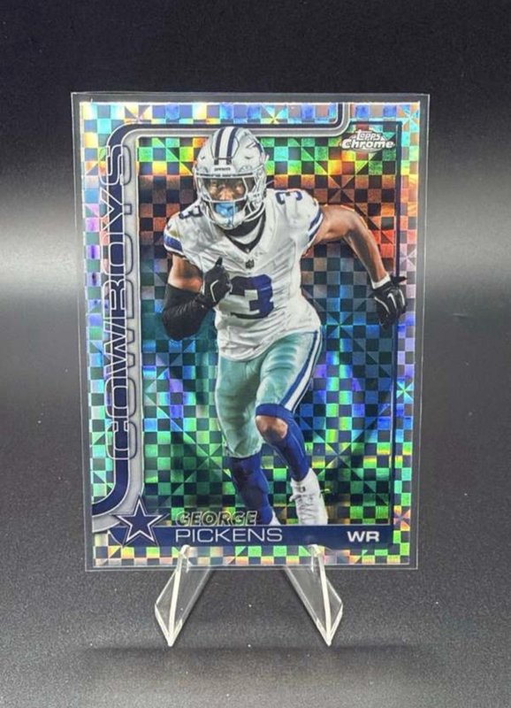 2025 Topps Chrome Football #80 George Pickens X-Fractor